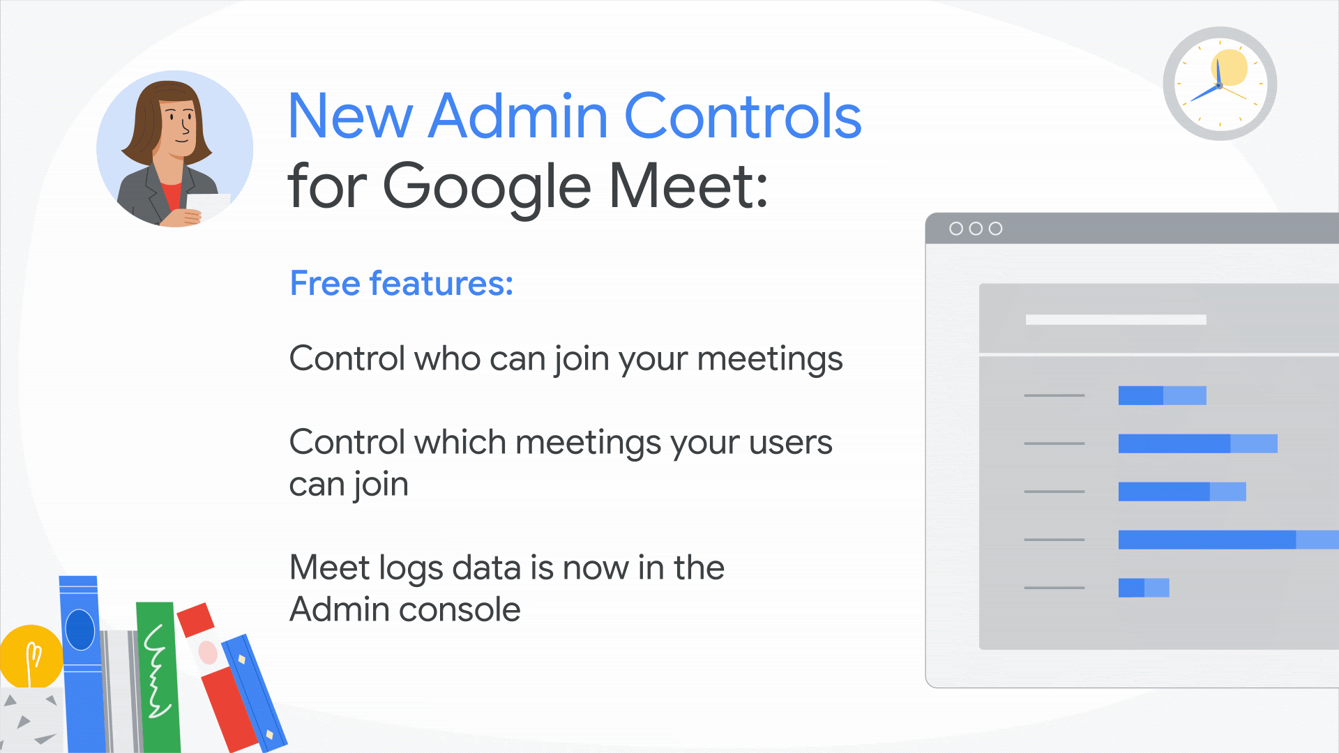 Admin controls in Google Meet