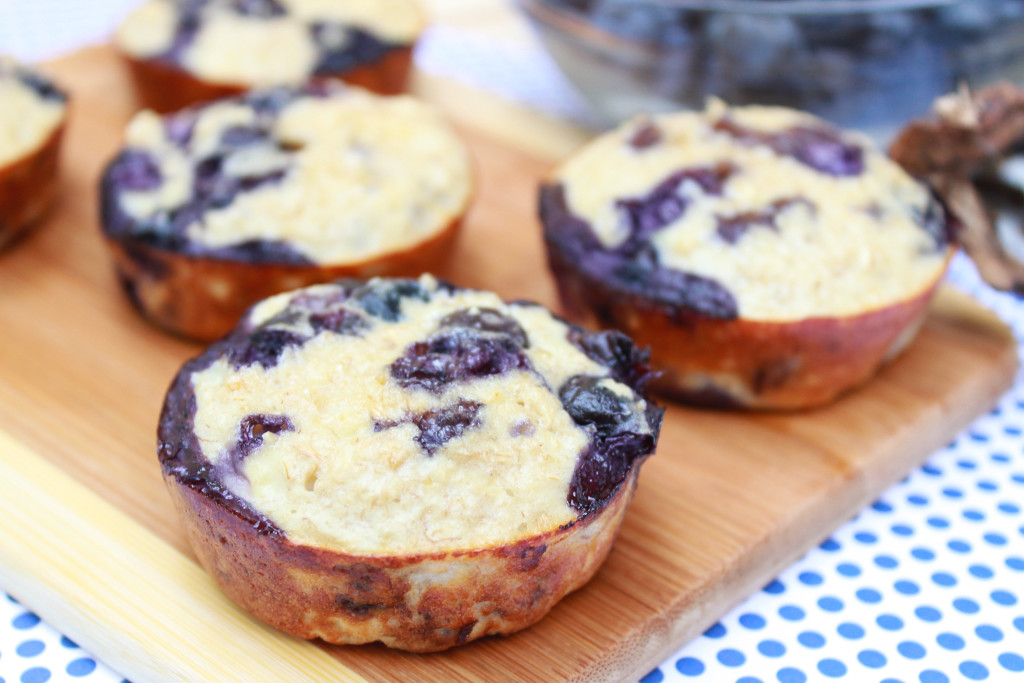 Blueberry Protein Muffin's with macros