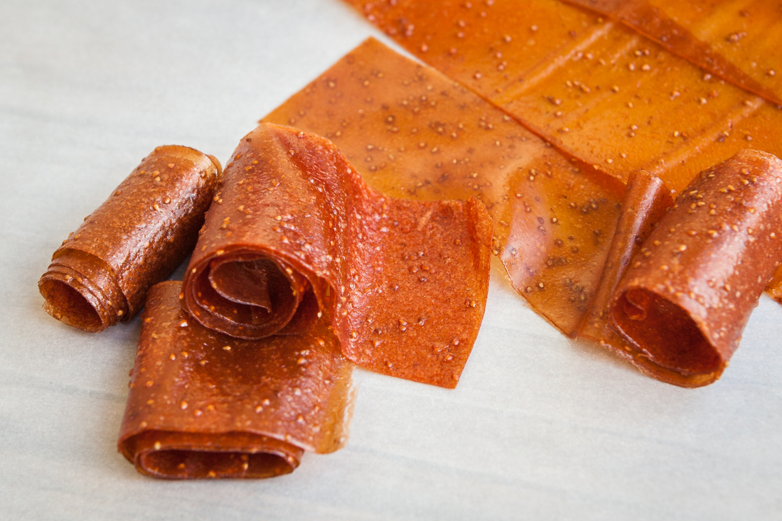 Peach Strawberry Fruit Leather