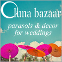 Wedding Parasols from Luna Bazaar