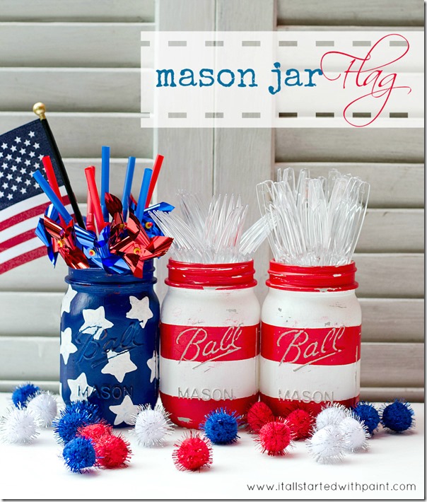 mason-jar-flags-red-white-blue-painted-distressed