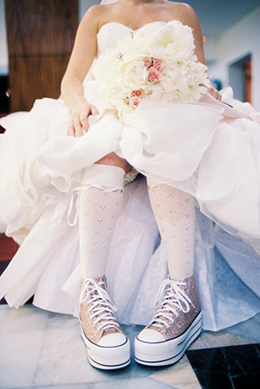 wedding sneakers for the bride