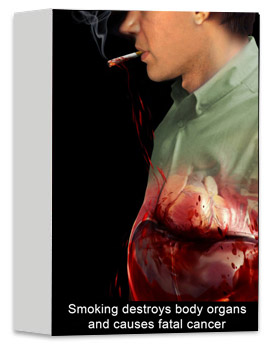 Smoking destroys body organs and causes fatal cancer