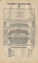 Seating Plan for the original Savoy Theatre - Click to Enlarge.