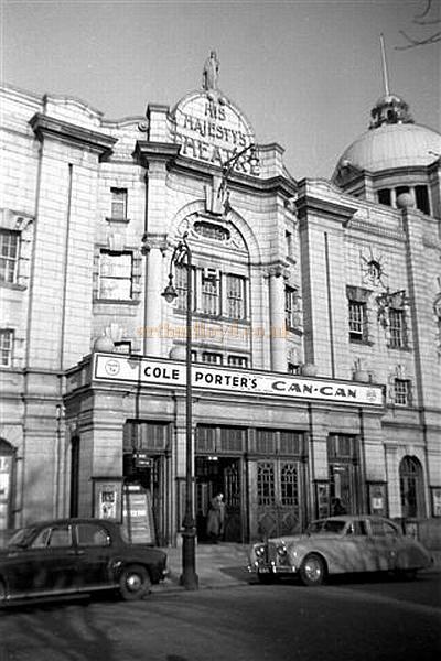 His Majestys Theatre, Aberdeen during the run of Can-Can on the 30th of January 1956 - Courtesy Gerry Atkins
