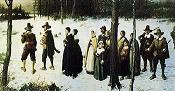 'Pilgrims Going to Church' by George Henry Boughton, 1867