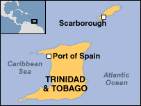 Map of Trinidad/Tobago