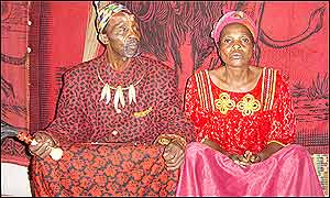 King Makoko and his wife 