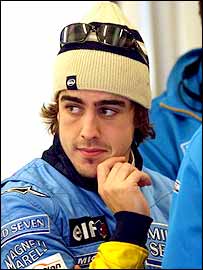 Formula One's rising star Fernando Alonso