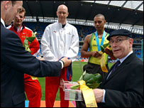 Coronation Street character Norris Cole at the Commonwealth Games