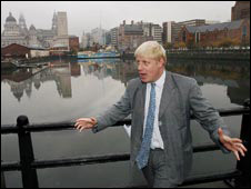Boris Johnson in Liverpool