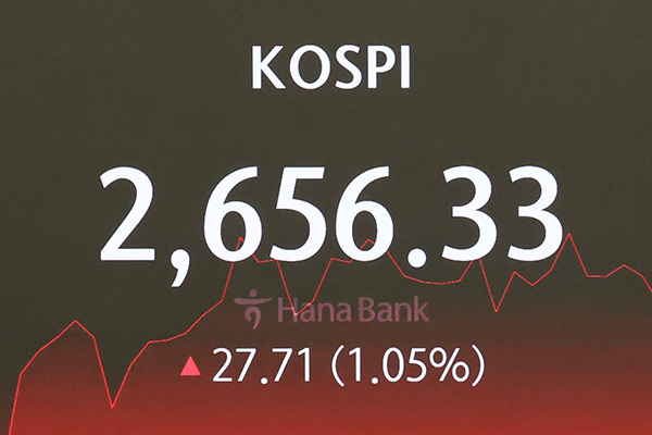 Kospi-Börse rückt um 1,05 Prozent vor
