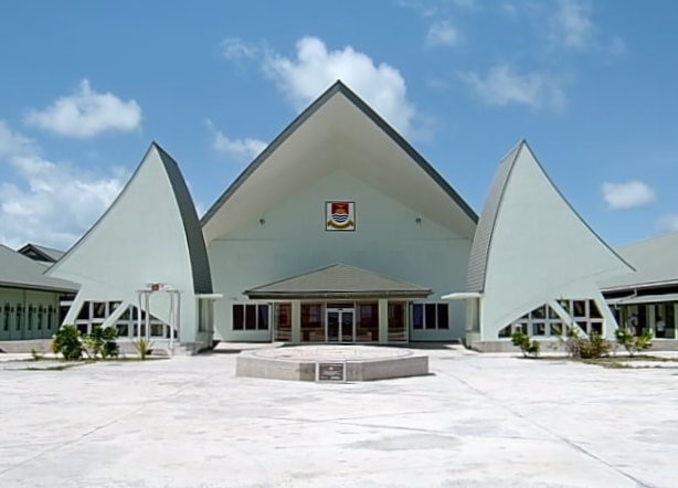 Parliament Building at Ambo, Tarawa, Kiribati