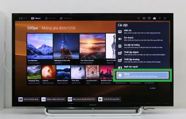 Hướng dẫn cách đồng bộ dữ liệu từ laptop lên smart tivi Sony.