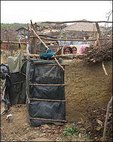 Unofficial refugee camp in south-east Bangladesh