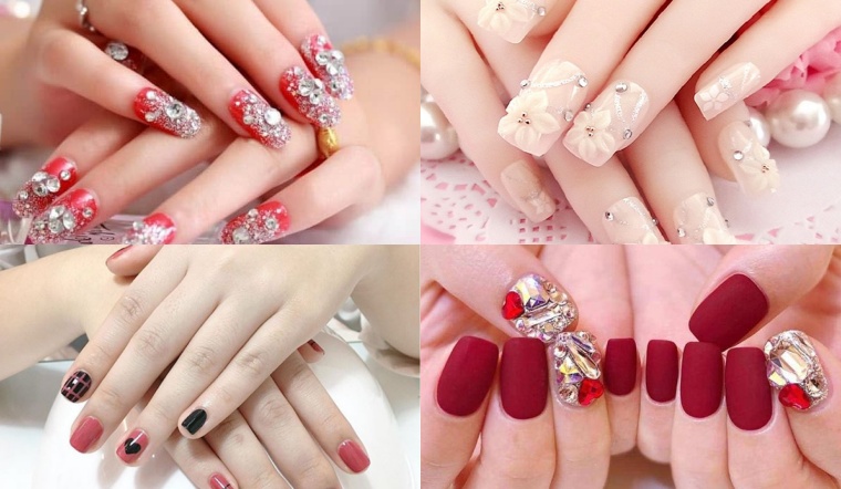 50 mẫu nail màu đỏ đẹp và sang trọng được yêu thích nhất Enailvn Top 1 chăm sóc và làm đẹp nail móng tay móng chân