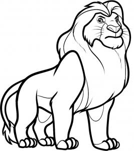 8 bước vẽ Vua sư tử Mufasa dũng mãnh - Comic Media Academy