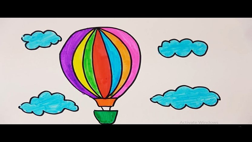 Phim Hoạt Hình Vẽ Hoạ Khinh khí cầu mô hình trang trí png tải về Miễn phí trong suốt Bóng png Tải về