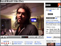 Screen shot Russell Brand on YouTube
