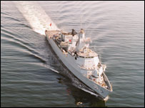 BAE-built frigate