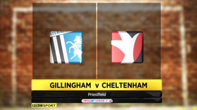 Gillingham 1-0 Cheltenham