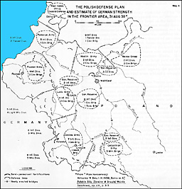 Map 4: The Polish Defense Plan