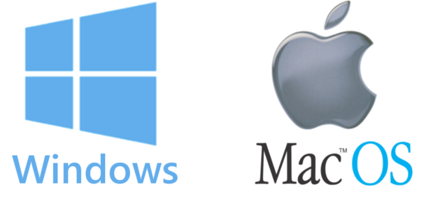 Microsoft Windows and Apple Macintosh logo