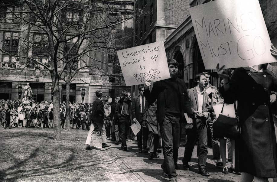 1968 антивоенная демонстрация