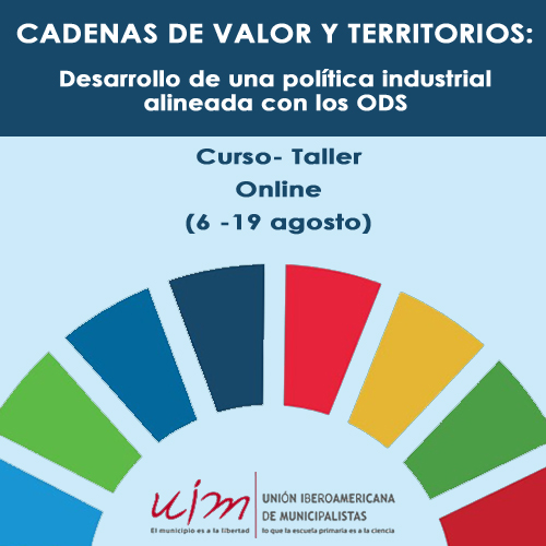 Curso-Taller: Cadenas De Valor Y Territorios: Desarrollo de una política industrial inclusiva alineada con los ODS