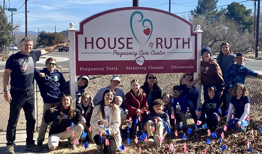 Middle schoolers learn “what it means to be pro-life” at pregnancy center visit