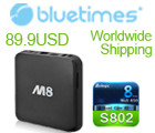 BlueTimes Android TV Box and Power Bank