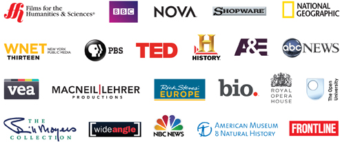 Film provider logos