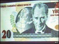 New Turkish 20 lira note