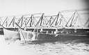 German 20-ton ponton bridge across the Vistual at Gniew (Mewe)