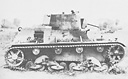 Figure 16. Polish light tank disabled by antitank fire near Warsaw
