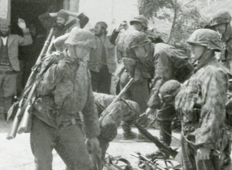 Vojnici divizije u Jugoslaviji. 1943