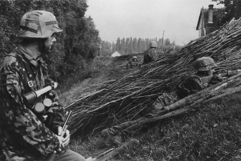 Vojnici divizije tokom gušenja Slovačkog narodnog ustanka. oktobra 1944