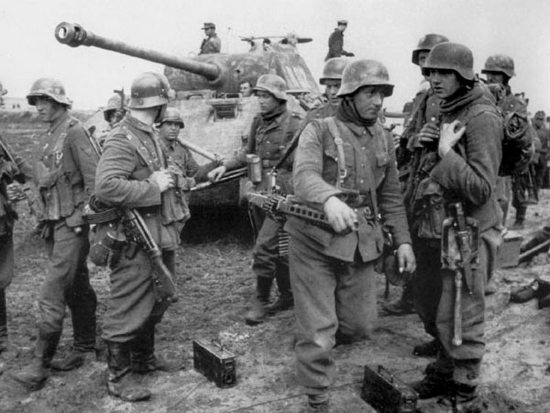 Vojnici divizije kod Kovela u Ukrajini. marta 1944